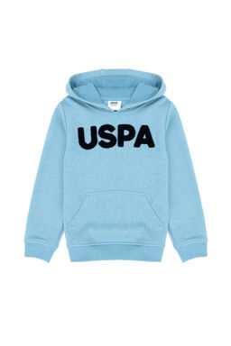 U. S. Polo Assn Детская синяя базовая толстовка с капюшоном - U.s. polo assn фото 7