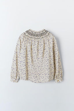 LIMITED EDITION EMBROIDERED FLORAL SHIRT - Zara фото 2