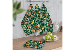 Набор вафельных полотенец 40х75 (3 шт.) в сумочке ПВ 484 тдл (500026/1) - Наталья-текстиль фото 2