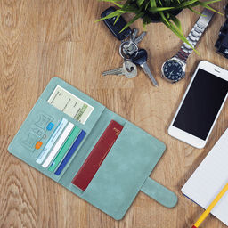 Обложка для паспорта и документов с защитой от считывания, 9 карманов,BRAUBERG