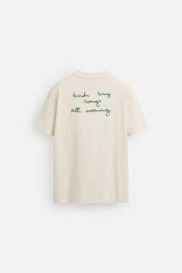 CONTRAST PRINT T-SHIRT - Zara фото 7