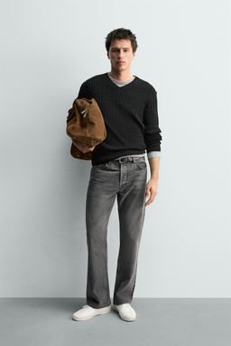 CABLE KNIT STRUCTURED JUMPER
