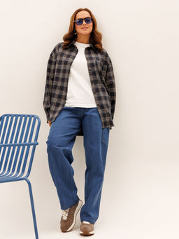Костюм Liona Style 955 клетка синий