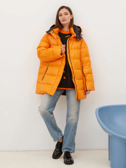 Куртка женская 1241122005 orange/black