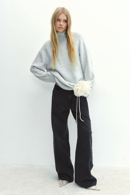 Jersey de punto fino con cuello perkins - H&m фото 4