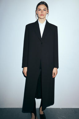 ZW COLLECTION FITTED BUTTON COAT