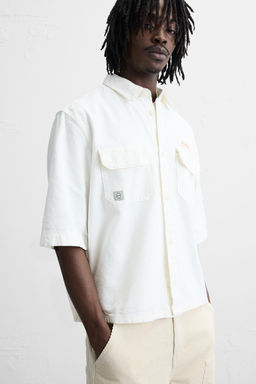 EMBROIDERED TEXT SHIRT - Zara фото 5