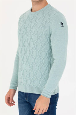 U. S. Polo Assn Мужской мятный свитер - U.s. polo assn фото 6