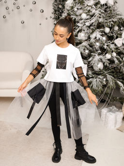 Юбка DANCE MOOD, жемчуг - Inzibe фото 5