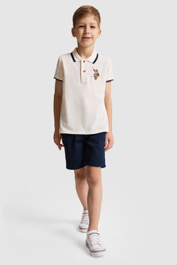 Erkek Гocuk Krem Polo Yaka Basic TiЕГrt - U.s. polo assn фото 4