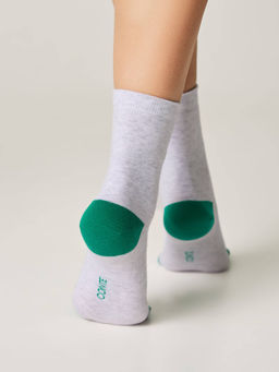 Цена за 2 пары. Носки новогодние светло-серый - Conte elegant фото 3