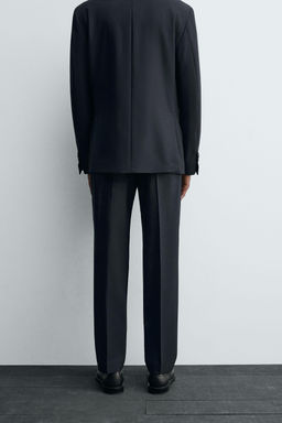 100% WOOL SUIT TROUSERS - Zara фото 3