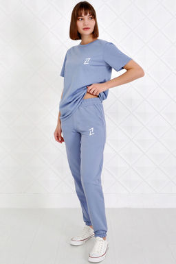 Арт. 2349 Костюм женский лила 44-52 (5 шт) Цвет:верх- лила, низ- лила - Калинка фото 5