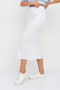 ЗЛАТА Юбка И 017/белый
