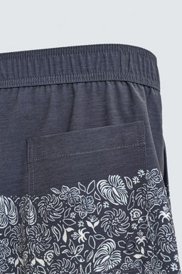 BA?ADOR LARGO ESTAMPADO FLORAL / Marino - Zara фото 9