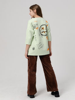 877Д Футболка детская " Мятный"