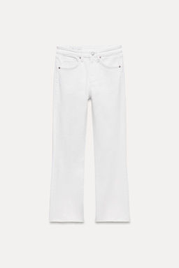 TRF CROPPED FLARE HIGH-WAIST JEANS - Zara фото 12