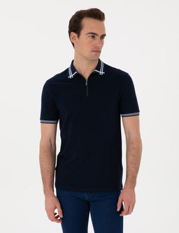 Lacivert Slim Fit Ti__rt