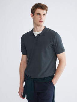 Polo Yaka Erkek Triko Kazak