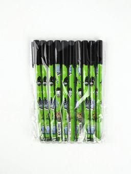 Цена за 10 шт. Ручка пластик пиши-стирай с колпачком "Коты", синяя паста, гелевая 0,5 мм