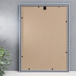 Фоторамка для фото 25×35 см Elena, пластик, (пластиковый экран), голубой с золотом