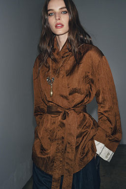 ZW COLLECTION JACQUARD KIMONO JACKET