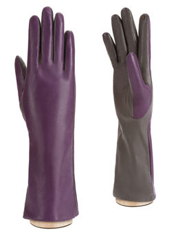 Перчатки женские ш+каш. TOUCH F-IS0065 d.violet/d.grey - Eleganzza фото 7