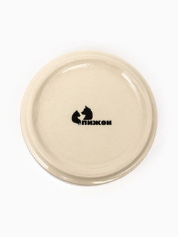 Миска керамическая Ночные кошки 200 мл, 10.54 см, красная - Пижон фото 6