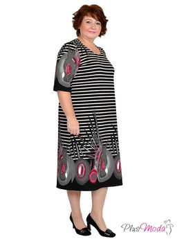 Платье Модель №759 размеры 44-84 - Plusmoda фото 3