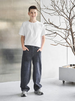 Джинсы-багги утеплённые для мальчиков