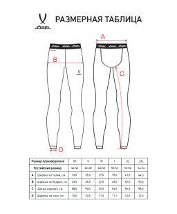 Тайтсы компрессионные Jogel PerFormDRY Baselayer Tights 2, красный.  фото 2