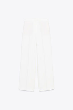 WIDE-LEG TROUSERS WITH ELASTIC WAIST - Zara фото 6