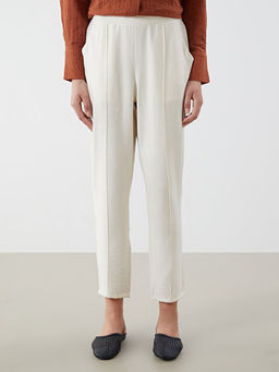 Beli Lastikli Modal Kar???ml? Kad?n Pantolon