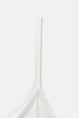 POLYAMIDE SLIM STRAP T-SHIRT - Zara фото 9