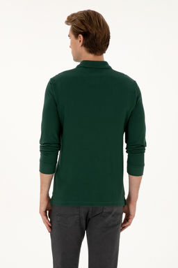 Erkek Koyu Ye_il Basic Sweatshirt Sepette S_rpriz _ndirim - U.s. polo assn фото 12