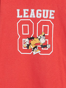 Bisiklet Yaka Nostaljik Maymun Bask?l? Erkek ?ocuk Ti??rt - Waikiki фото 2