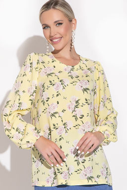 Блузон Парижанка (цветы лимончелло) - Эльза фото 11