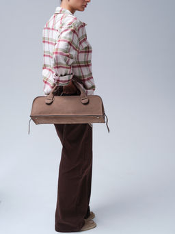 Сумка багет Doxie DBR 31157 серо-коричневый  фото 7