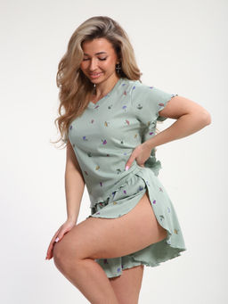 М445 Пижама Шалунья (светлый хаки)