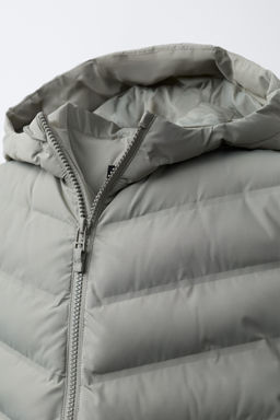 CHALECO ULTRALIGERO CAPUCHA WATER REPELLENT / Beige - Zara фото 4