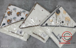 Полотенца для купания муслиновым уголком и руковичкой