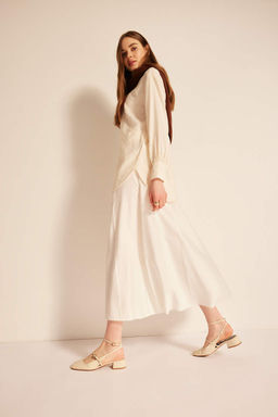 Макси-юбка-трапеция - Defacto фото 3