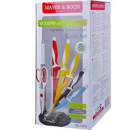24200 Набор ножей 8 предметов полувеер МВ (х6) - Mayer&boch фото 4