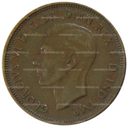 1/2 пенни 1938 года Австралия