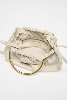 METAL HANDLE MINI BOWLING BAG - Zara фото 6