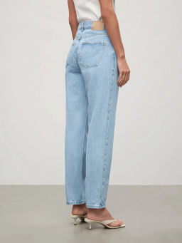 ЕМКА / Джинсы прямые из натурального хлопка - Emka фото 4