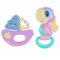 Набор погремушек Попугай и кораблик, 2 шт,, Крошка Я