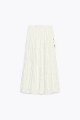 RUSTIC PANELLED SKIRT - Zara фото 15