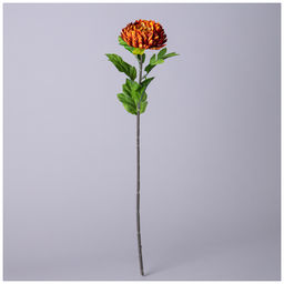 ЦВЕТОК ИСКУССТВЕННЫЙ АСТРА ДЛИНА=58СМ , ЦВЕТ КРАСНОЕ ДЕРЕВО - Lefard фото 2