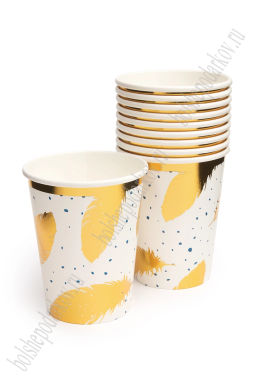 Стаканчики бумажные 250 мл (10 шт) SF-7834, №9